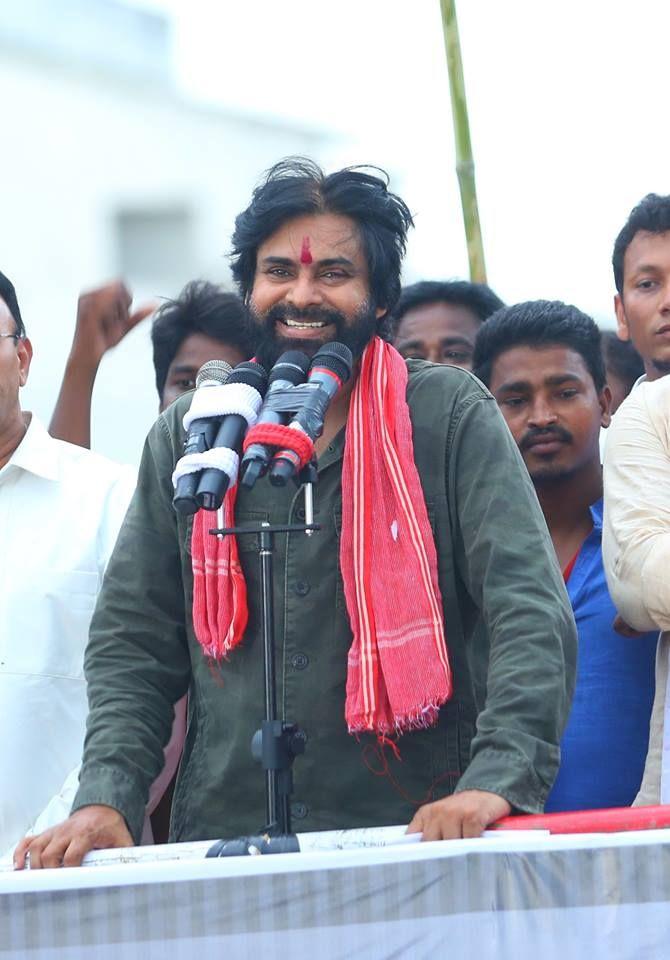 JanaSena Chief Pawan Kalyan at Bheemili public meeting