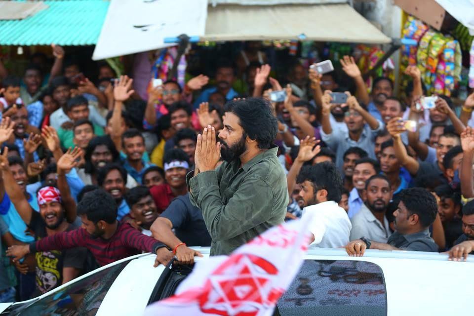 JanaSena Chief Pawan Kalyan at Bheemili public meeting