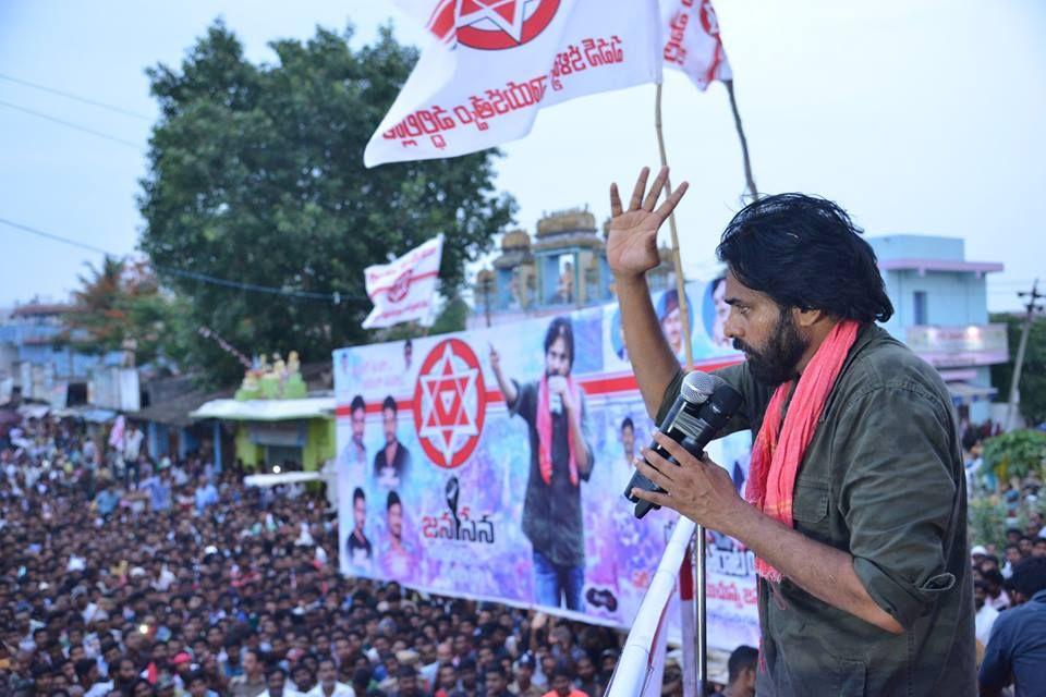 JanaSena Chief Pawan Kalyan at NARSIPATNAM Photos