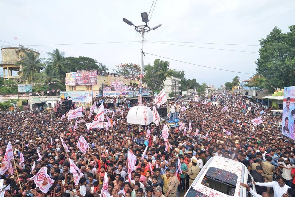 JanaSena Chief Pawan Kalyan at NARSIPATNAM Photos