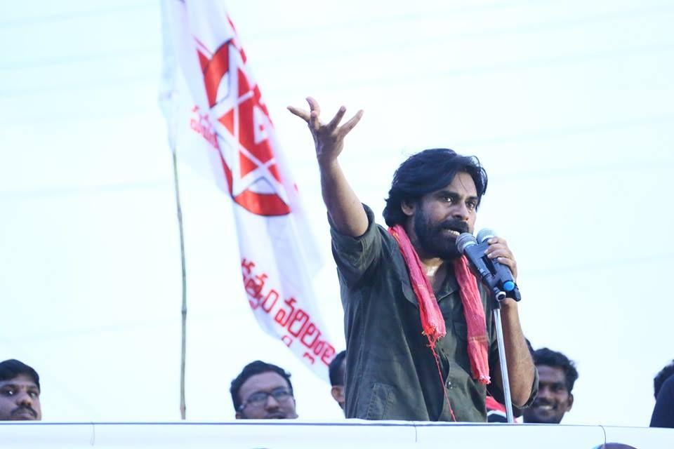 JanaSena Chief Pawan Kalyan at NARSIPATNAM Photos