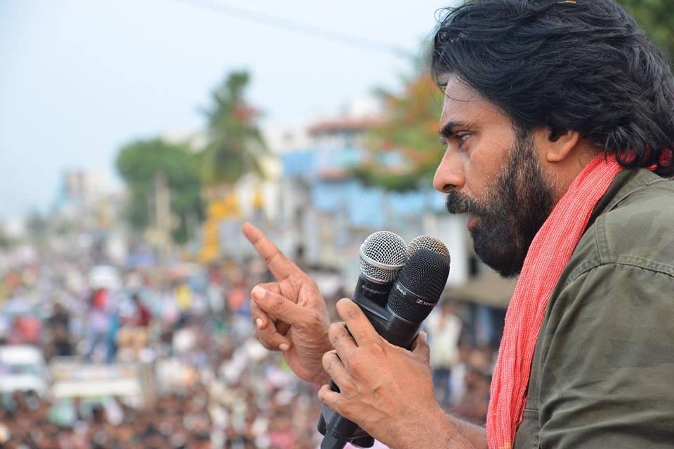 JanaSena Chief Pawan Kalyan at NARSIPATNAM Photos