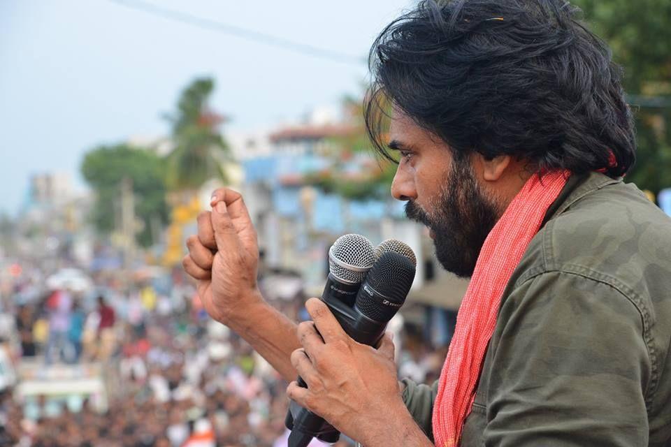 JanaSena Chief Pawan Kalyan at NARSIPATNAM Photos