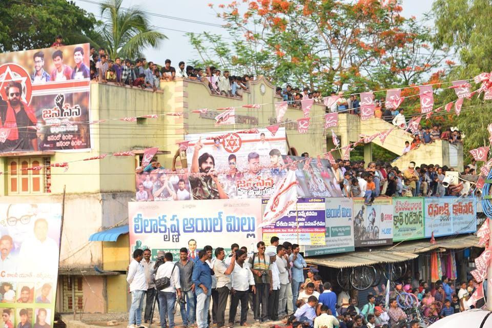 JanaSena Chief Pawan Kalyan at NARSIPATNAM Photos