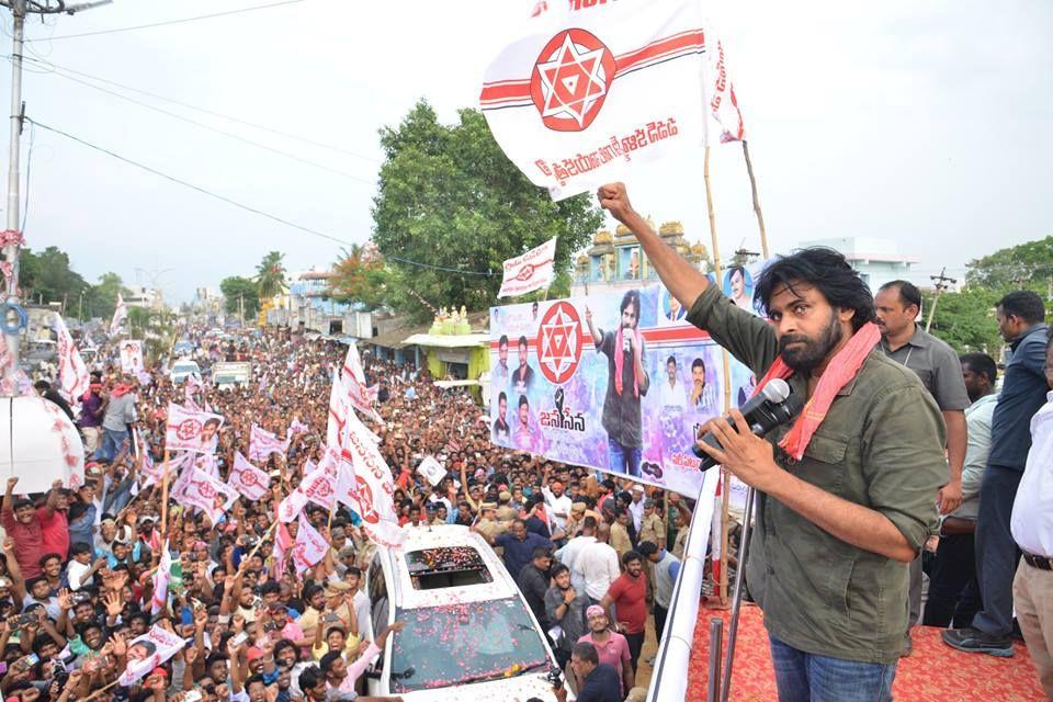 JanaSena Chief Pawan Kalyan at NARSIPATNAM Photos