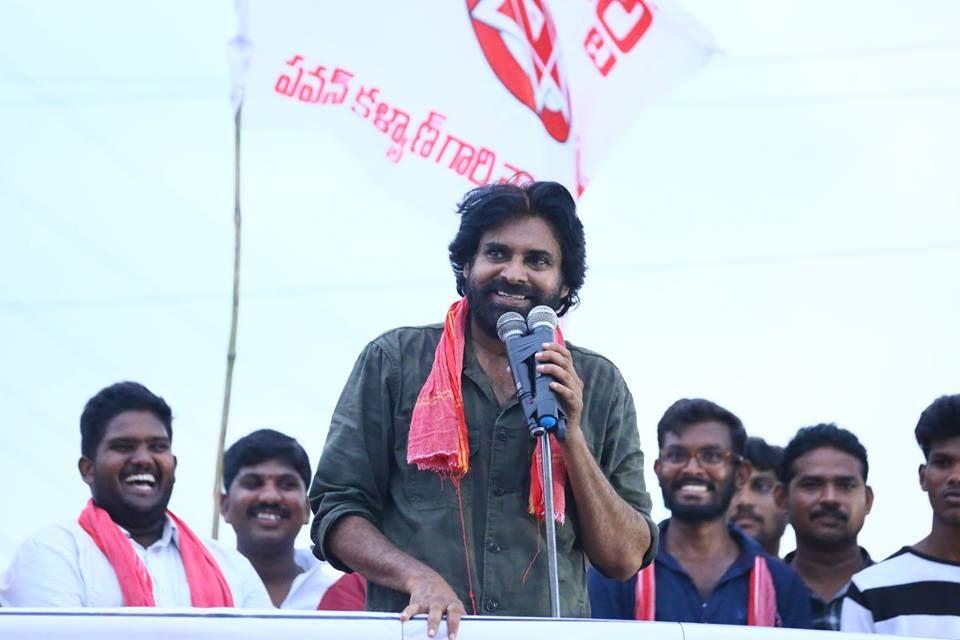 JanaSena Chief Pawan Kalyan at NARSIPATNAM Photos