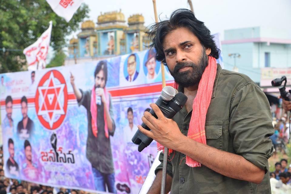 JanaSena Chief Pawan Kalyan at NARSIPATNAM Photos