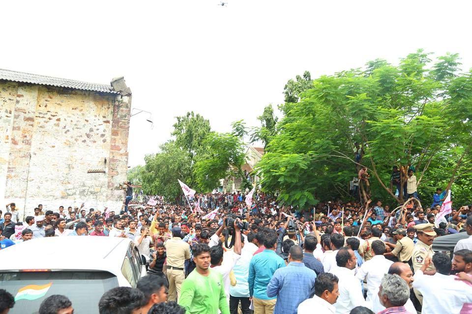 JanaSena Chief Pawan Kalyan at Thummapala Sugar Factory Photos