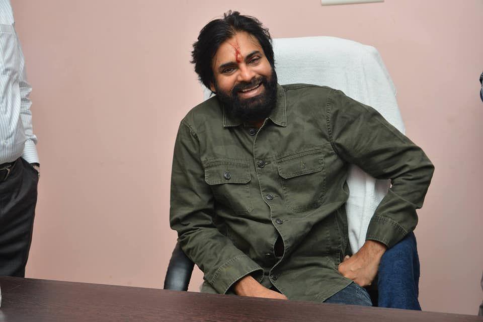 JanaSena Chief Pawan Kalyan at Vizag Party Office Opening Photos