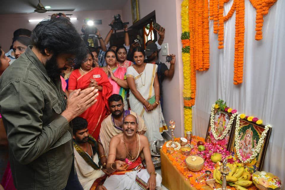 JanaSena Chief Pawan Kalyan at Vizag Party Office Opening Photos