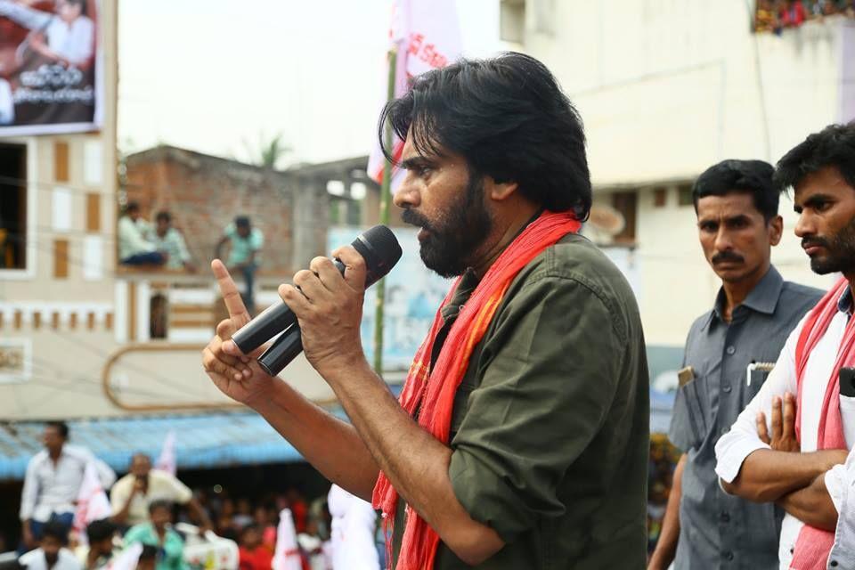 JanaSena Chief Pawan Kalyan in Kurupam Photos