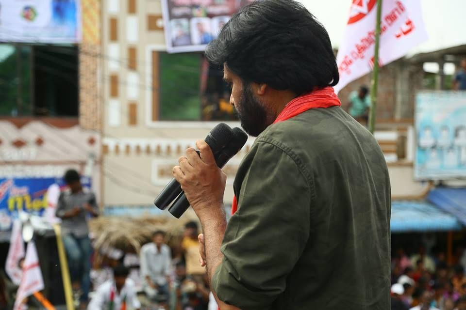 JanaSena Chief Pawan Kalyan in Kurupam Photos