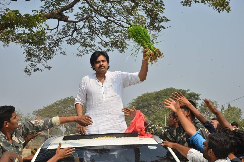 JanaSena Chief Pawan Kalyan rally from KothaGudem Khammam