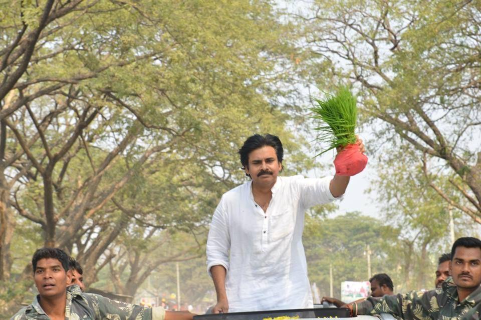 JanaSena Chief Pawan Kalyan rally from KothaGudem Khammam