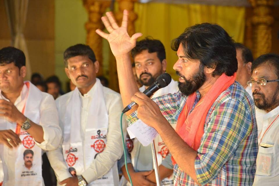 JanaSena Chief Pawan Kalyan welcomes new Leaders into the Party in Visakhapatnam