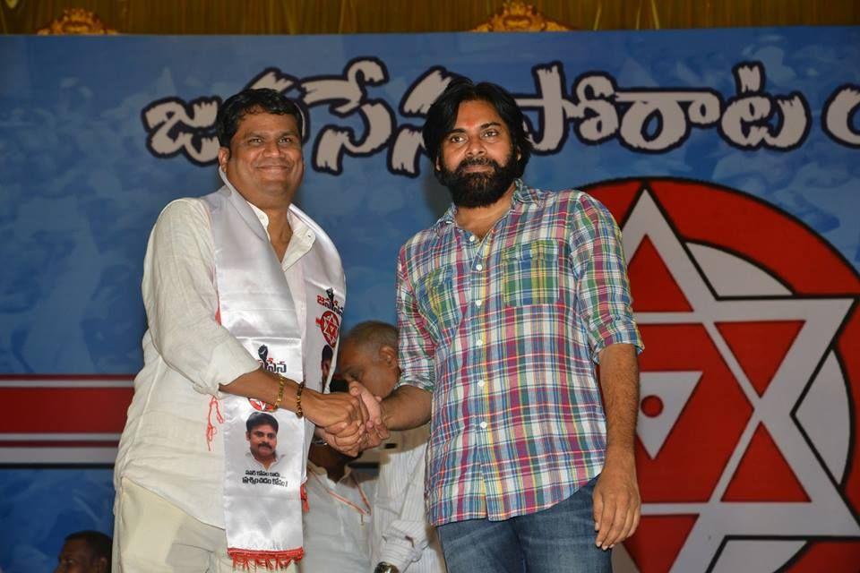 JanaSena Chief Pawan Kalyan welcomes new Leaders into the Party in Visakhapatnam