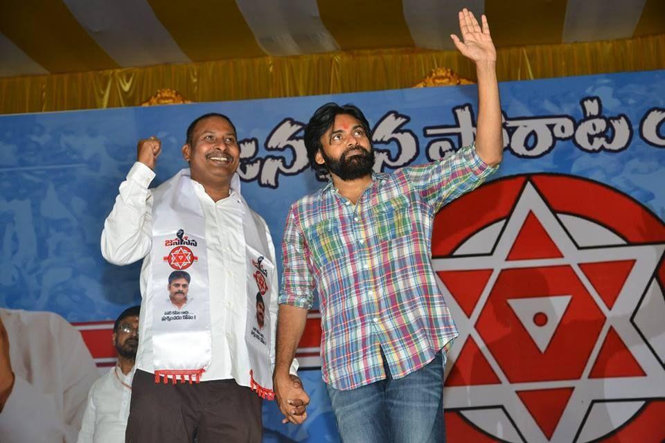 JanaSena Chief Pawan Kalyan welcomes new Leaders into the Party in Visakhapatnam