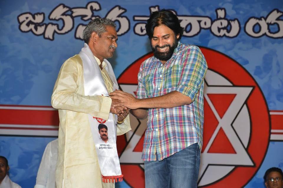 JanaSena Chief Pawan Kalyan welcomes new Leaders into the Party in Visakhapatnam