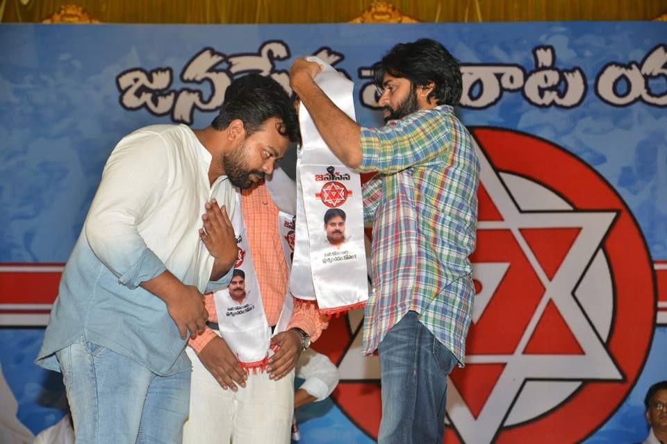 JanaSena Chief Pawan Kalyan welcomes new Leaders into the Party in Visakhapatnam