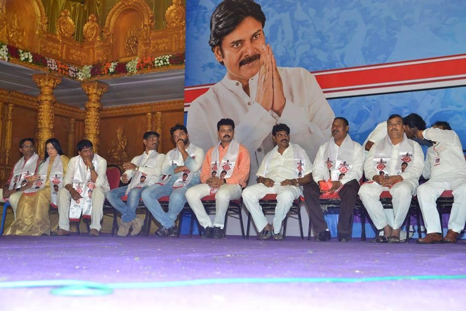 JanaSena Chief Pawan Kalyan welcomes new Leaders into the Party in Visakhapatnam