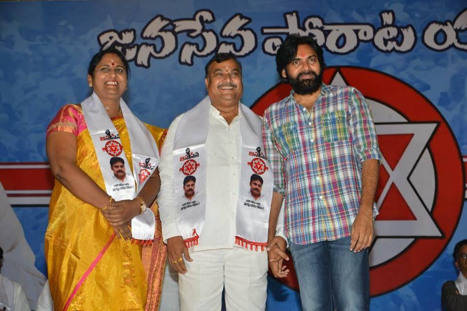 JanaSena Chief Pawan Kalyan welcomes new Leaders into the Party in Visakhapatnam