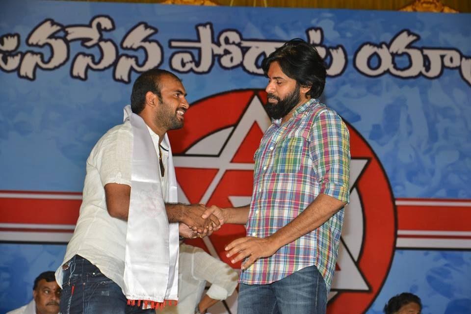 JanaSena Chief Pawan Kalyan welcomes new Leaders into the Party in Visakhapatnam