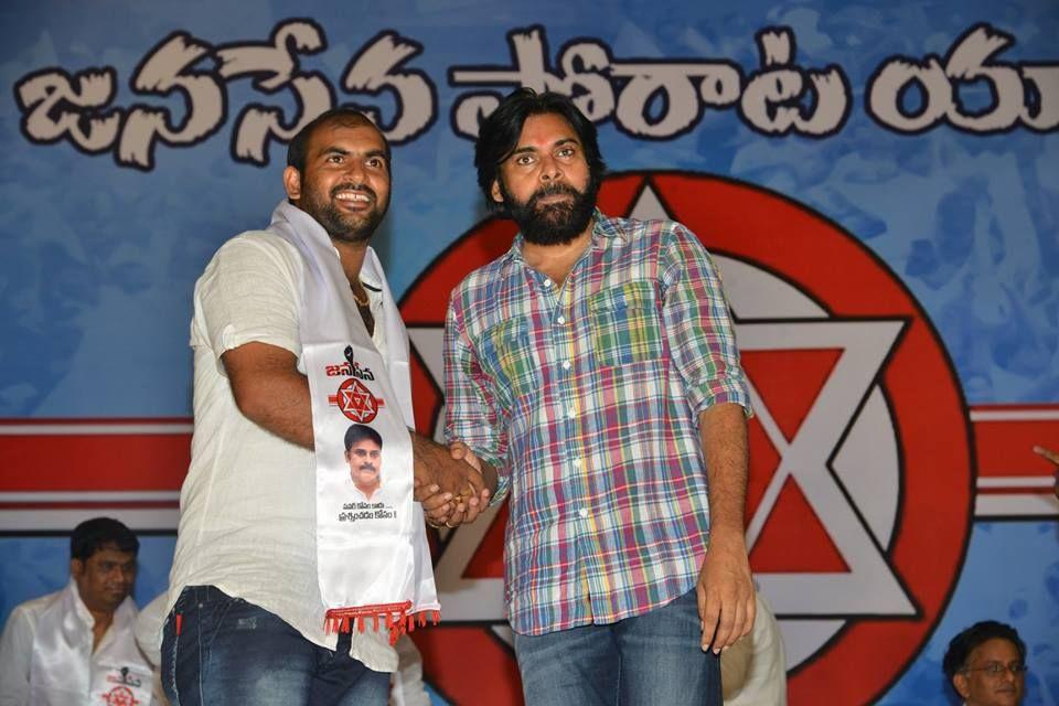 JanaSena Chief Pawan Kalyan welcomes new Leaders into the Party in Visakhapatnam