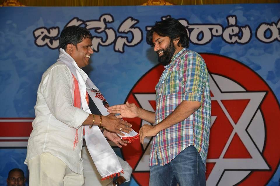 JanaSena Chief Pawan Kalyan welcomes new Leaders into the Party in Visakhapatnam