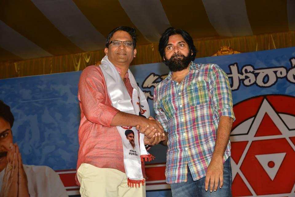 JanaSena Chief Pawan Kalyan welcomes new Leaders into the Party in Visakhapatnam