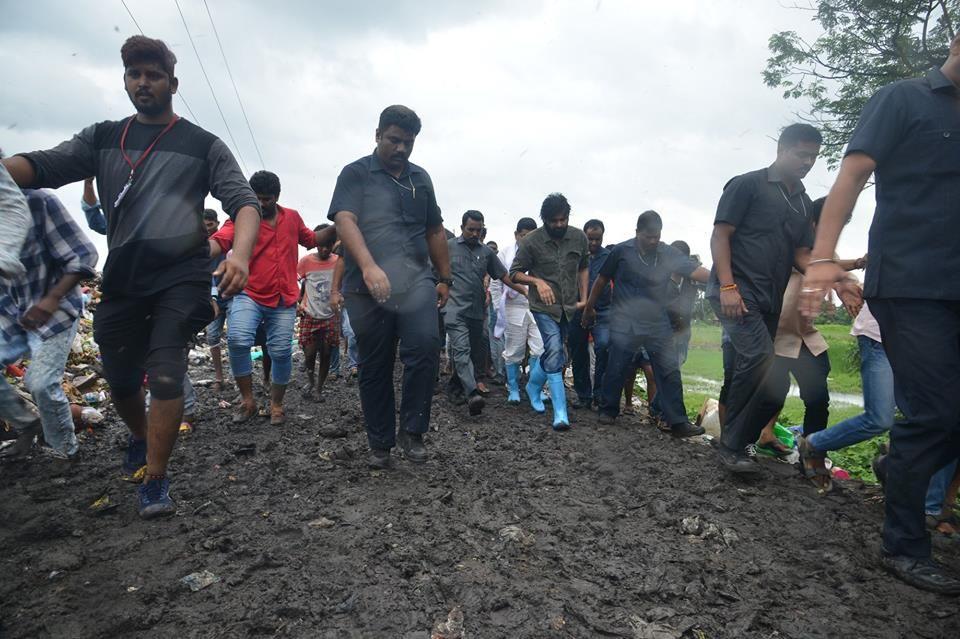 JanaSena Chief Shri Pawan Kalyan Garu Visited Dumping Yard in Bhimavarm