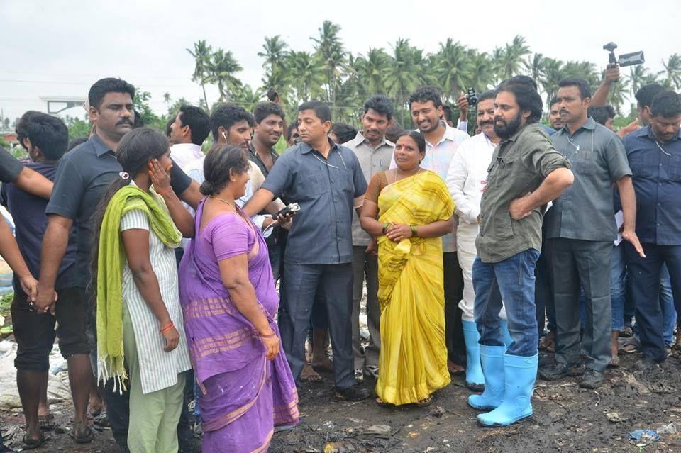 JanaSena Chief Shri Pawan Kalyan Garu Visited Dumping Yard in Bhimavarm