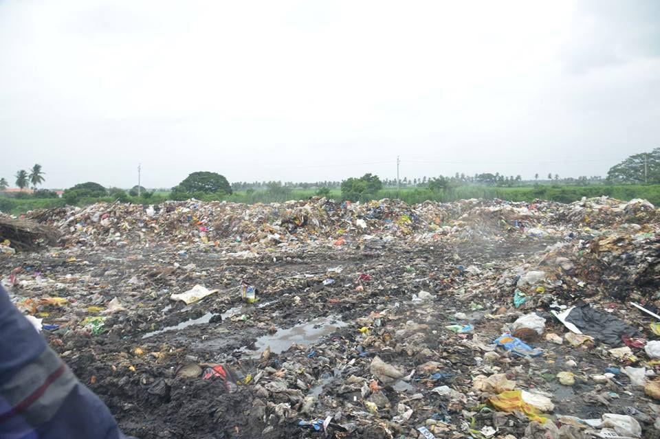 JanaSena Chief Shri Pawan Kalyan Garu Visited Dumping Yard in Bhimavarm