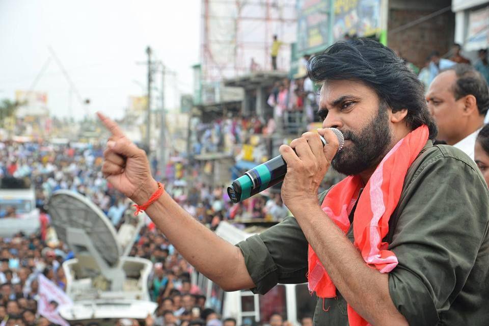 JanaSena Party Chief Pawan Kalyan Speech at Tekkali Photos