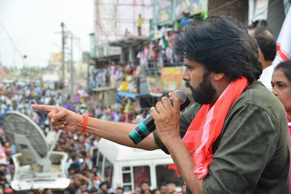 JanaSena Party Chief Pawan Kalyan Speech at Tekkali Photos