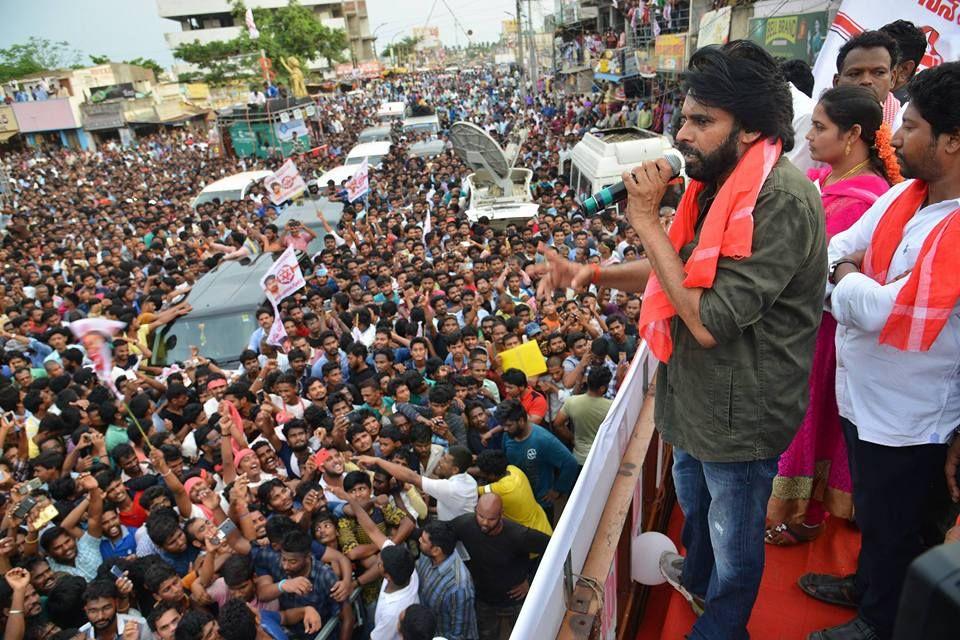 JanaSena Party Chief Pawan Kalyan Speech at Tekkali Photos