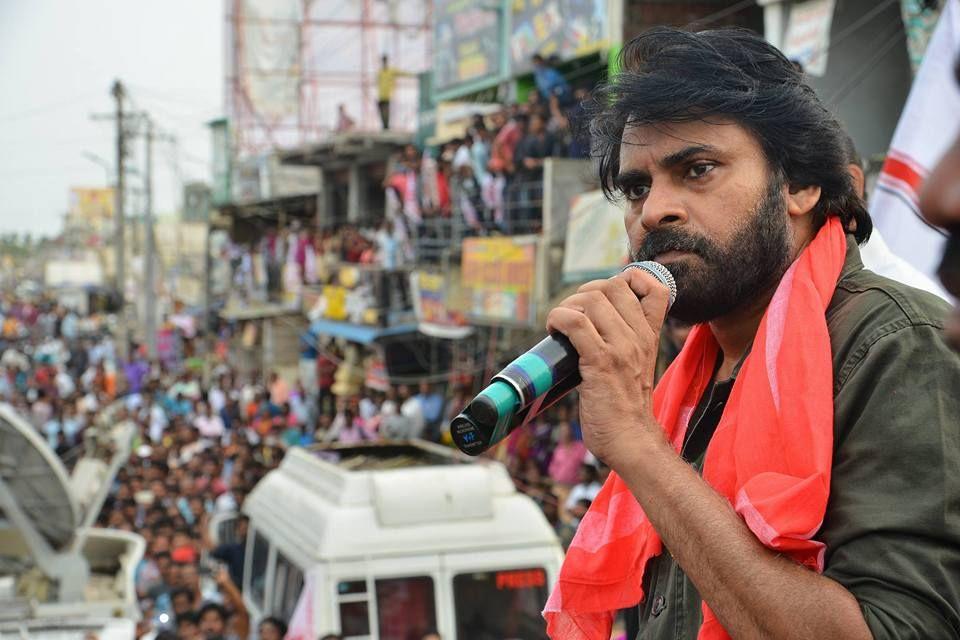 JanaSena Party Chief Pawan Kalyan Speech at Tekkali Photos