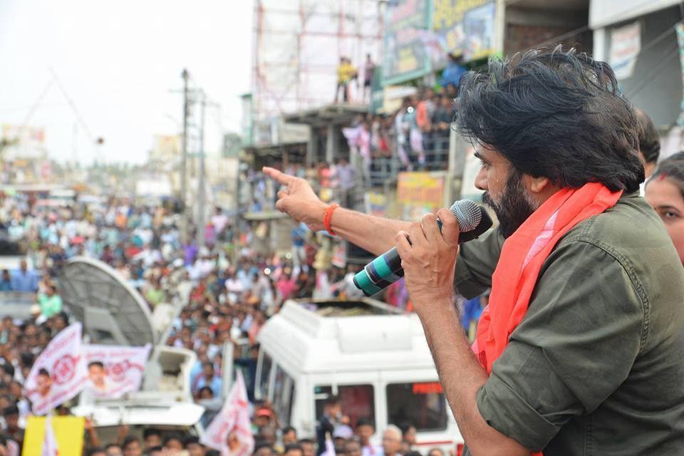 JanaSena Party Chief Pawan Kalyan Speech at Tekkali Photos