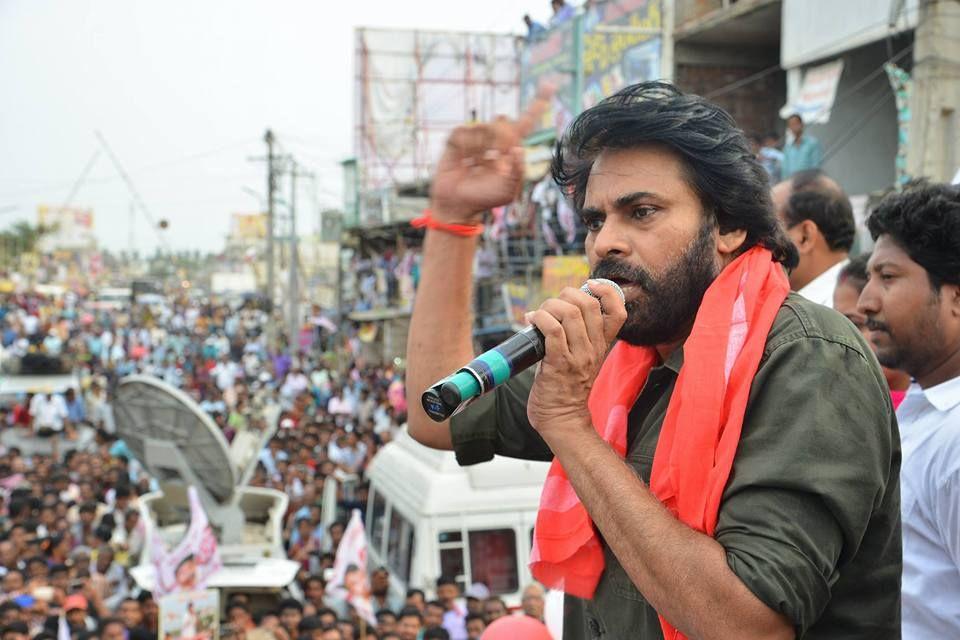 JanaSena Party Chief Pawan Kalyan Speech at Tekkali Photos