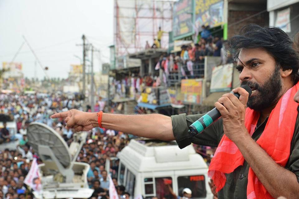 JanaSena Party Chief Pawan Kalyan Speech at Tekkali Photos