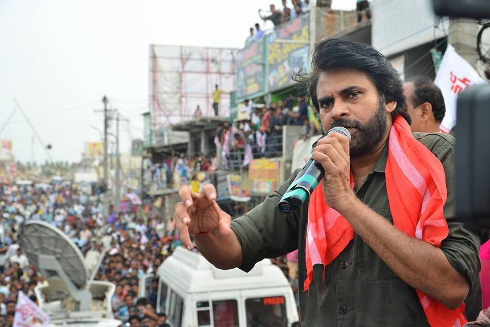 JanaSena Party Chief Pawan Kalyan Speech at Tekkali Photos