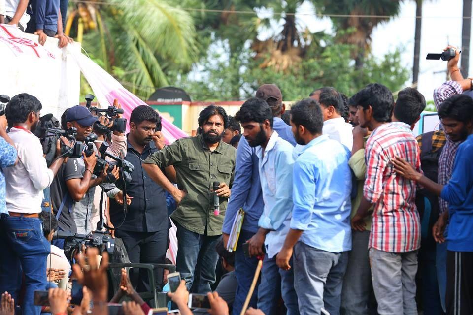 JanaSena Party Chief Pawan Kalyan Visit to Thadi Village