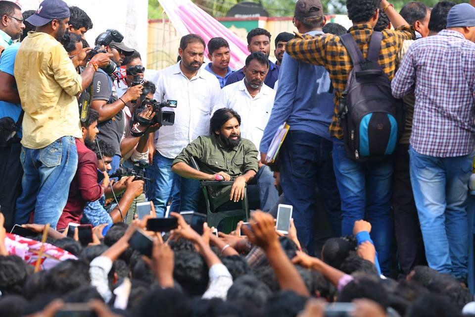 JanaSena Party Chief Pawan Kalyan Visit to Thadi Village