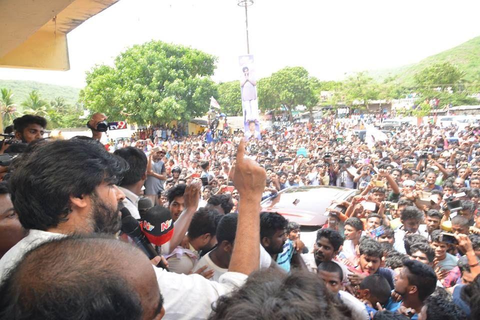 JanaSena Party Chief Pawan Kalyan at Gangavaram Photos