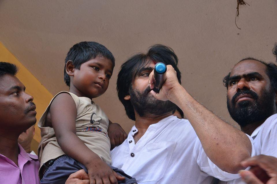 JanaSena Party Chief Pawan Kalyan at Gangavaram Photos