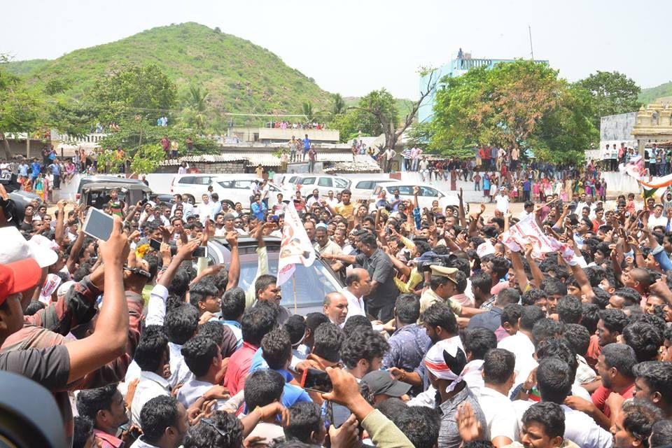 JanaSena Party Chief Pawan Kalyan at Gangavaram Photos
