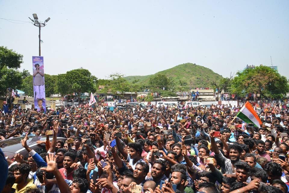 JanaSena Party Chief Pawan Kalyan at Gangavaram Photos