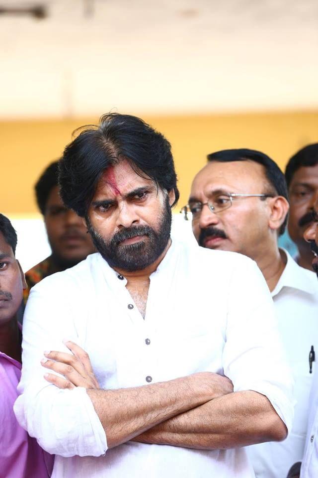 JanaSena Party Chief Pawan Kalyan at Gangavaram Photos