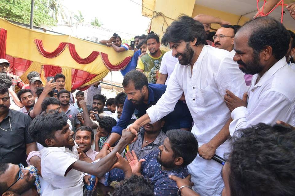 JanaSena Party Chief Pawan Kalyan at Gangavaram Photos