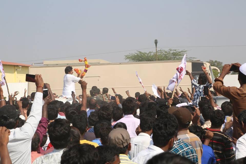 JanaSena Party Chief Pawan Kalyan at JanaSainiks Meeting - HINDUPUR