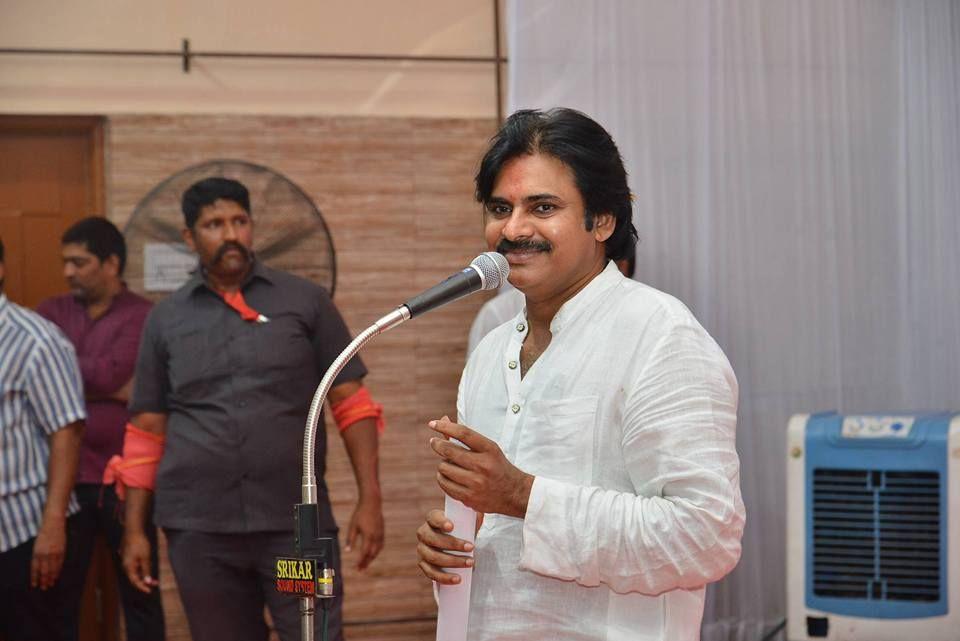 JanaSena Party Chief Pawan Kalyan at JanaSainiks Meeting - HINDUPUR